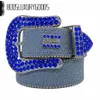 Cinto de alta qualidade strass bling MICHAEL mulher mens designer cintos KOR presente de aniversário BOLSAS cintura uomo azul azul branco color5243509