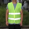 Visibility Working Safety Construction Vest Warning Reflective Traffic Working Vest Green Reflective Safety Traffic Vest 2 Colors