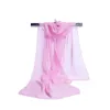 160 50 cm Solid Wraps Color Selling Simulation Silk Chiffon Striped Scarf Wild Fashion Shawl Sunscreen Print Floral Scarves