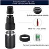 Beer Bottle Can Cooler Mugs Tumblers Vacuum Insulated Double Walled Stainless Steel Wine Bottles Cooler with Opener