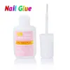 All'ingrosso-10g BYB Nail Art Colla per punte Glitter UV acrilico Strass Decorazione con posta del pacchetto di pennelli