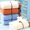 Asciugamano grande in puro cotone super assorbente 34x75 cm di spessore morbido asciugamano da bagno confortevole Inventario all'ingrosso