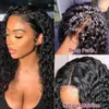 FH CAMBODIAN 100 RAW OPROCSED Virgin Human 4x4 Lace Deep Wave Closure Hair Wigs2826432