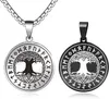 Colares com Pingente Viking Para Homens Jóias Nórdicas Yin Yang Lobo Mens Colar Nórdico Vegvisir Mjolnir Pingente Pingente