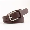 Cintos design mulheres cinturão feminino grande anel decore a cintura ceinture femme moda pin fivela de fivela sólida pulsa de couro de couro de cintura de cintura
