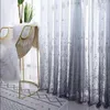 Perde Drapes 1 PCS Gradyan Ekran Perdeler Şifreleme Basit Modern Işık Taşıyıcı Ev Oturma Odası Bölümü Balkon F8391Curtain