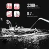 AZDENT Electric Screen Display Water Oral Irrigator Flosser USB Rechargeable Travel Portable Electronic Teeth Cleaner 3 Modes 220510