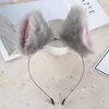 Club Hair Accessories Party Bar Dragen Decorate Headband Fur Oor Patroon Cat Bell Clips Hoop verwijderbaar haarspeld Cosplay kostuum