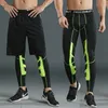 Męskie spodnie kompresyjne Rajstopy Rajstopy Legginsy do biegania na siłowni sporty fitness Szybkie suche jogging trening Białe czarne spodnie 220610