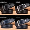 Belts Classic Leather Belt Men High Quality Luxury Cowhide Waist For Genuine Riemen Voor Mannen DropBelts Forb22