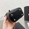 Designer de luxo famosas bolsas clássicas mini caixa alça de ombro ajustável bolsa transversal acolchoada couro genuíno bolsas cosméticas de alta qualidade 19 cm e 11 cm