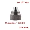 Adaptador de rosca de xícaras de parafuso de titânio 1.375x24 ajuste adpater 1/2x28 5/8x24