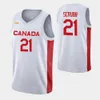 Screen Print World Cup 2023 FIBA Basketball Jersey Canada Shirt Shai Gilgeous-alexander 2 Andrew Wiggins 22 3 Kassius Robertson 11 Kenny Fred Chery 33 Kyle Wiltjer