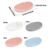 Portasapone in silicone Casa Cucina Bagno Sapone drenante Scatola Dormitorio Portatile antiscivolo Sapone Spugna Portaoggetti Forniture BH6352 WLY