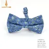 Men's Adjustable Formal 100% Cotton Vintage Animal Print Bow Tie Butterfly Bowtie Tuxedo Bows Groom Prom Party ssories Gift W220323