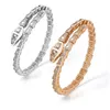 Luxury gold bangle exaggerated serpentine Irregular men's and women's bracelets high-end boutique Valentine's Day b3128