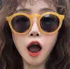 Güneş Gözlüğü Retro Yuvarlak Kadın Erkek Marka Tasarım Şeffaf Kadın Güneş Gözlükleri Feminino Lunette Soleil Gafas