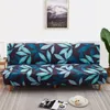 Elastic Stretch Sofa Slipcovers Anti dirty Tight wraped Armless Folding Bed Cover for Living Room 220615
