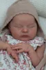 NPK جاهز لشحن 20INCH Reborn Doll Kit Laura أجزاء دمية DIY غير مكتملة مع جسم القماش الطازج 220810