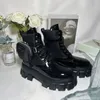 Winter Platform Cowboy Laarzen Vrouwen Dubbele Zak Tactische Mannen Lederen Platform Nieuwste Tas Tank Sneeuw Boot Top Casual Schoenen Maat 35-46