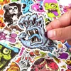 50pcs adesivo serie terrore graffiti scheletro adesivi divertenti scuri per adesivo fai da te su custodia da viaggio laptop skateboard chitarra frigorifero 220815