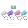 Keychains Set Keychain Mini Staplers Book Binding Tool Stapler Pendant Studentgåvor till Birthday Keychains