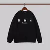 Moda Masculina Moda BALMAN Moletom Com Capuz Masculino Streetwear hip hop Homem gola redonda oversize Hoodies Skates Pulôver Moletom Casual Roupas de Outono Tamanho asiático