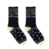 Chaussettes de créateurs à fleurs de cajou, bas de sport de rue, chaussettes de skateboard hip hop, taille unique, TE25