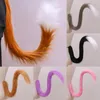 Party Supplies Autre événement Adults Kids Cosplay Anime Fluffy Plush Long Cat Tail Halloween Costume Prop accessoires de robe fantaisie 5507590