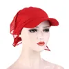 Boerets Women Classic Turban Gat Sun Visor con bufanda cuadrada preinitada Bufanda a prueba de viento a prueba de viento Boacherías de pico de pico de pañuelo