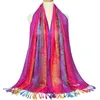 Moda jak jesień i zimowa bawełna kobieta szalik paszmina szal długi frędzle bufanda mujer żeńska wycieczka wycieczka ciepłe szaliki