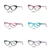 レディース光学ガラスグリーン透明眼鏡眼鏡女性ヴィンテージキャットアイ眼鏡220321