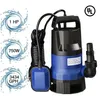 1HP 3432GPH 750W ماء الغاطسة مضخة مستحضر البركة القذرة النظيف البركة الفيضان 17601565811