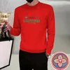 Men's Luxury Hoodie Colourful Letters Rhinestone Trend Brand Autumn Winter New Male Pullover Sweater Man Clothing M-4XL