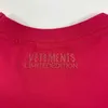 TシャツKith 2022 Vetements半袖男性女性高品質のユニコーンTシャツ特大の刺繍文字Tシャツ