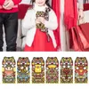 Confezione regalo Anno delle tigri Buste rosse tigre Zodiaco tradizionale Pacchetto Hongbao Busta festiva per soldi fortunatiConfezione regaloRegalo