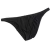 Sous-vêtements sexy pour hommes, sac à pénis, taille basse, slip en nylon respirant, confortable, poche convexe en U, culotte de bikini transparente