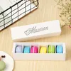 Kuchen-Macaron-Box, hausgemachte Macarons, Pralinenschachteln, Kekse, Muffin-Box, Einzelhandel, Papierverpackung, fünf Farboptionen. 5750558