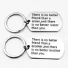 Keychains Brothe Sister Gifts Keychain There Is No Better Friend Than A Brother And Gift For Family Jewelry Enek22