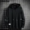 Single Road Mens Hoodies Techwear Sweatshirt Oversized Japanse Streetwear Harajuku Hip Hop Black Hoodie Plus Size 220406