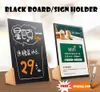 Magnetic Black Handwritten Board A4 with a Free Pen Sign Holder for Bar Restaurant Display