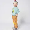 Bobo odzież chłopcy swetry jesienne zimowe ubrania dla dziewcząt bakie bluzy bluzy dzieci długie rękawowe słodkie topy 220812