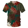 3D T -Shirt Zincir Serisi Tişörtleri Erkek Kadın Çocuk Kısa Kollu Serin Tees Moda Rahat Yaz Erkek Kız Çocuk Streetwear Tops 220407