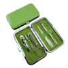 7st/set Portable Rostfri Steel Nail Clipper Kits Nail Tools Care Scissor Tweezer Knife Ear Pick Manicure Set Tool