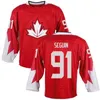 A3740 87 Sidney Crosby 88 Brent Burns 91 Steven Stamkos 91 Tyler Seguin Team Canada 2019 World Cup Of Hockey Premier Home Jersey