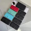 5A 2022 Toppdesigner Brand Zipper Coin Purse Original Box Whole Women Leather Clutch Long Wallet Classic Fashion Sweet Caviar 3432059
