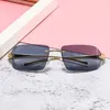 D t Arrivée Lunettes de soleil léopard hommes femmes Fashion Luxury Gradient Lens Cadre Alloy Brand Designer Sun Glasses UV400 220623