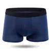 Sous-vêtements pour hommes coton sans couture Simple basique slips Boxer culotte mince grande taille mi-taille respirant slips G220419