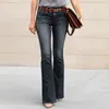 Hög midja jeans kvinnor breda ben byxor vår sommar vintage streetwear flickvän jeans tvättade denim byxbyxor jean 2022 t220728
