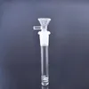 Hookahs Glass Downstem Dyfuzor 18 mm samiec do 14 mm męski satener padowy z tytoniową miską do palenia na wodę Rig Bong Rury